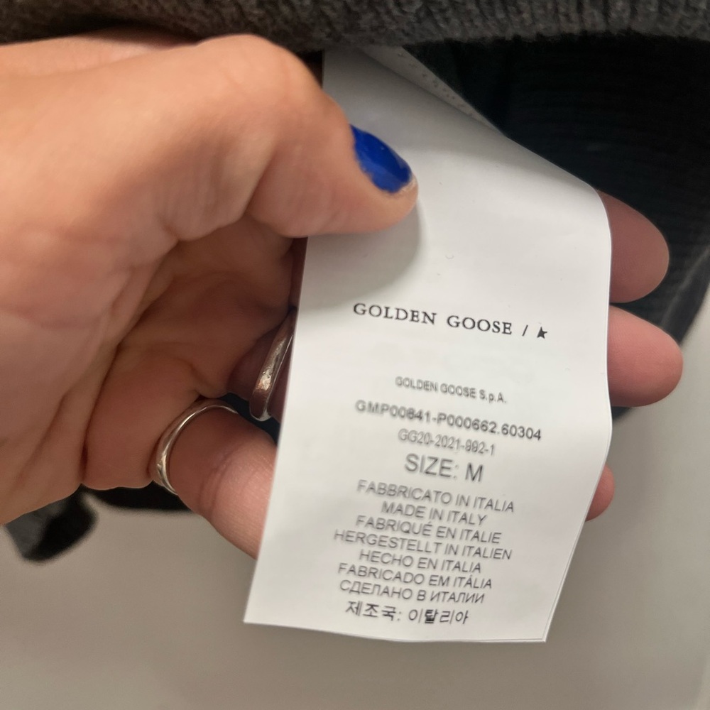Golden Goose Gray Crewneck Sweater - Picture 4 of 6